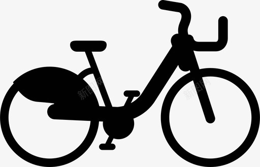 自行车踏板交通工具图标图标