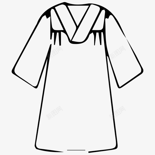 礼服毕业典礼图标svg_新图网 https://ixintu.com 毕业典礼 礼服