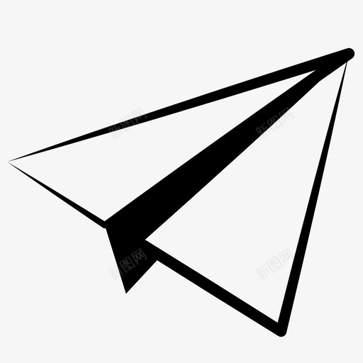 纸飞机开始天空图标svg_新图网 https://ixintu.com 上传 共享 去 发送 天空 导航 开始 纸飞机 飞