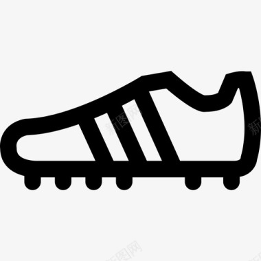 鞋钉袜子足球鞋图标图标