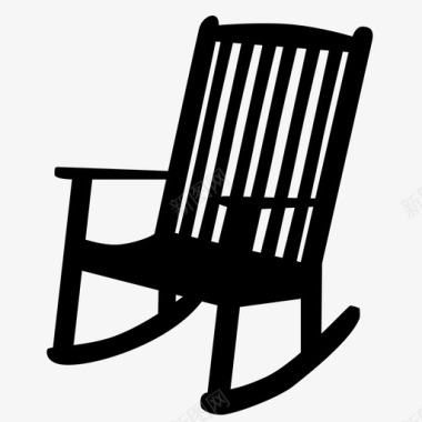 摇椅工艺品家具图标图标