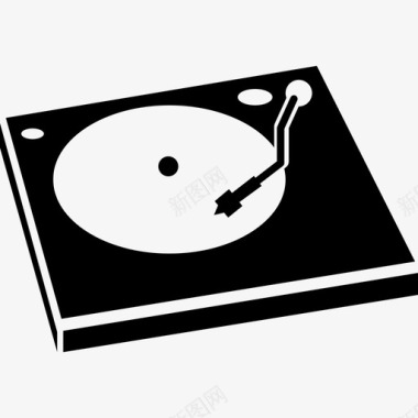 复古风格CD音乐播放器技术音乐和声音2图标图标