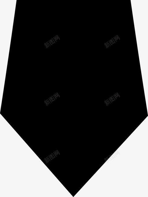 领带商务时尚正式绅士图标svg_新图网 https://ixintu.com 商务 时尚 正式 绅士 西装 领带