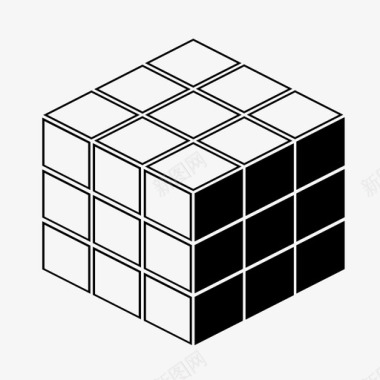 魔方方块挑战图标图标