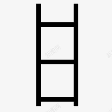 梯子爬梯楼梯图标图标