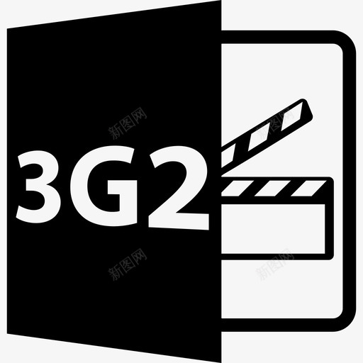 3G2开放式文件格式界面文件格式风格化图标svg_新图网 https://ixintu.com 3G2开放式文件格式 文件格式风格化 界面
