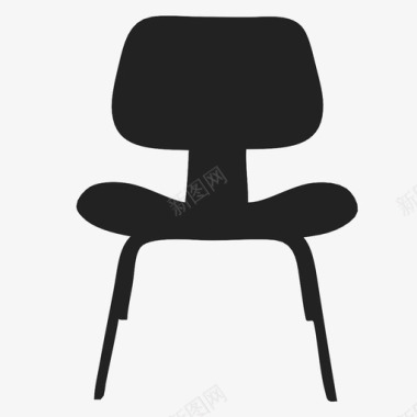 椅子eames家具图标图标