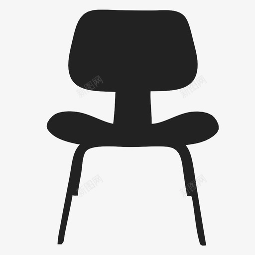 椅子eames家具图标svg_新图网 https://ixintu.com eames 家具 椅子 设计