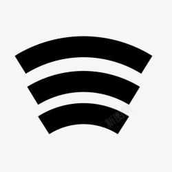 雷达波wifi粗体提要图标高清图片