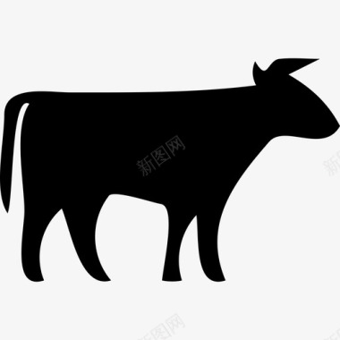 牛动物牛肉公牛农场图标图标