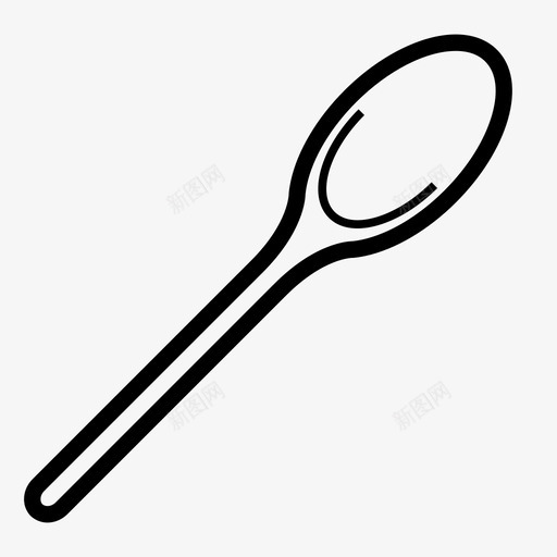 勺子木制器皿图标svg_新图网 https://ixintu.com 勺子 厨师 厨房 器皿 搅拌 木制 混合 炖 烹饪 食物