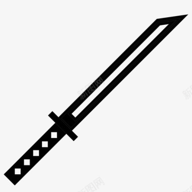 剑刀武士刀图标图标