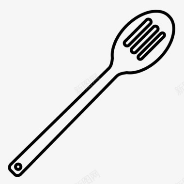 勺子烘焙烹饪图标图标