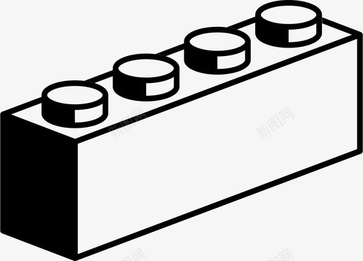 乐高积木儿童玩具图标图标