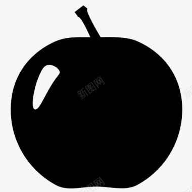 苹果减肥健身食物水果图标图标