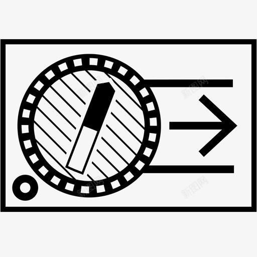 指南针野营航海图标svg_新图网 https://ixintu.com 侦察 定向运动 指南针 指路 航海 野营