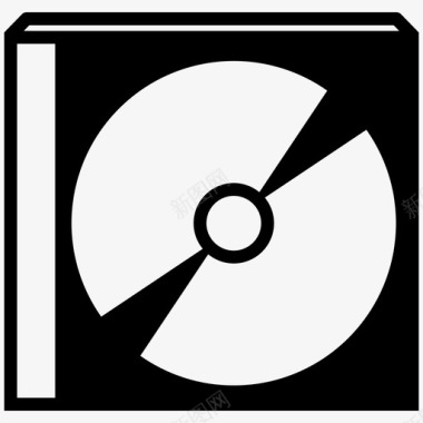 cd唱片集唱片盒图标图标