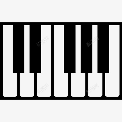 钢琴音阶演奏图标svg_新图网 https://ixintu.com 乐器 声音 演奏 钢琴 键 键盘 音乐剧 音符 音阶