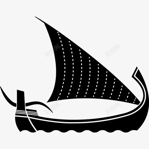 帆船远洋运输船水图标svg_新图网 https://ixintu.com 帆船 水 船 运输 远洋 风