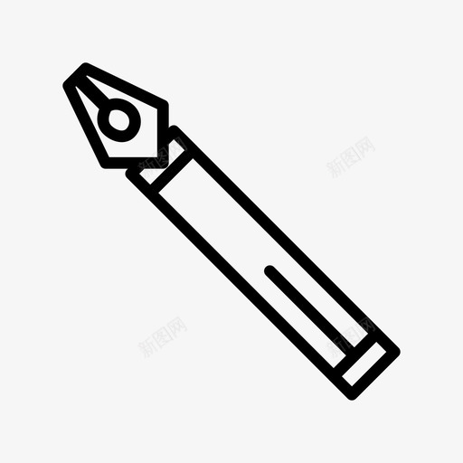 钢笔插图画家墨水图标svg_新图网 https://ixintu.com 作家 写作 墨水 插图画家 笔尖 钢笔 钢笔工具
