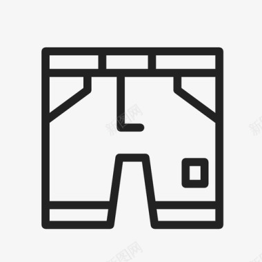 短裤款式旧款图标图标
