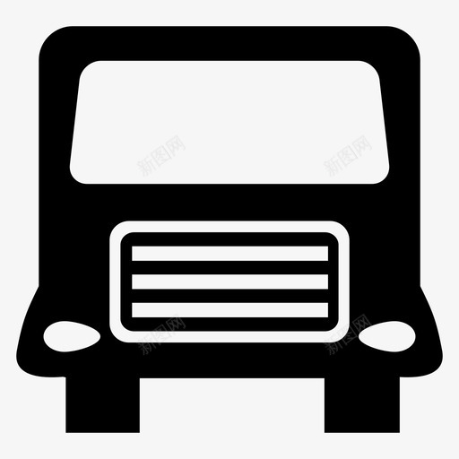 卡车汽车货物邮政半成品图标svg_新图网 https://ixintu.com 半成品 卡车 汽车 货物 车辆 运输 邮政