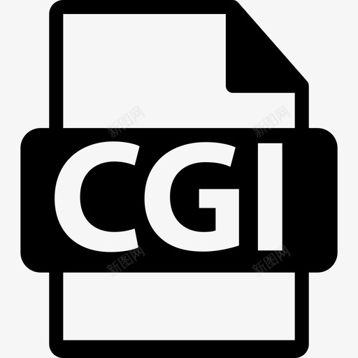 CGI文件格式变量接口文件格式文本图标svg_新图网 https://ixintu.com CGI文件格式变量 接口 文件格式文本