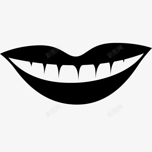 嘴牙医咧嘴笑图标svg_新图网 https://ixintu.com 咧嘴笑 嘴 开心 微笑 快乐 牙医 牙齿