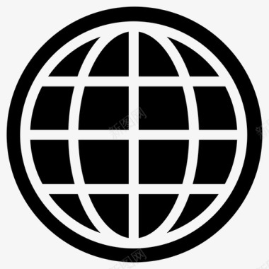 地球世界球体图标图标