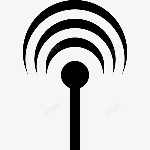 天线覆盖网络图标svg_新图网 https://ixintu.com rss wifi 信号 天线 技术 网络 覆盖
