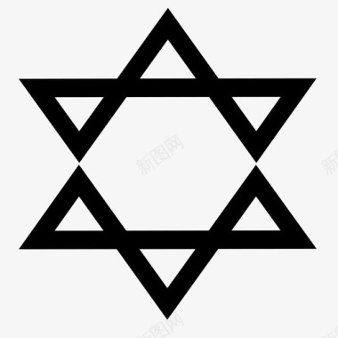 星犹太星犹太教图标图标