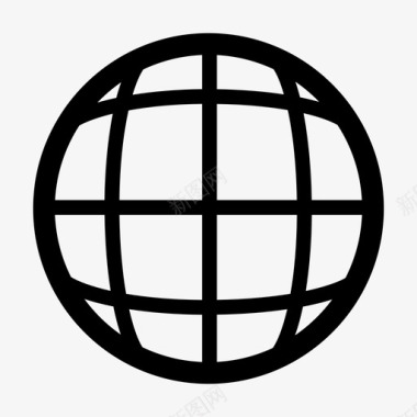 地球互联网星球图标图标