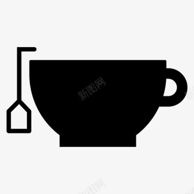 茶饮料咖啡馆图标图标