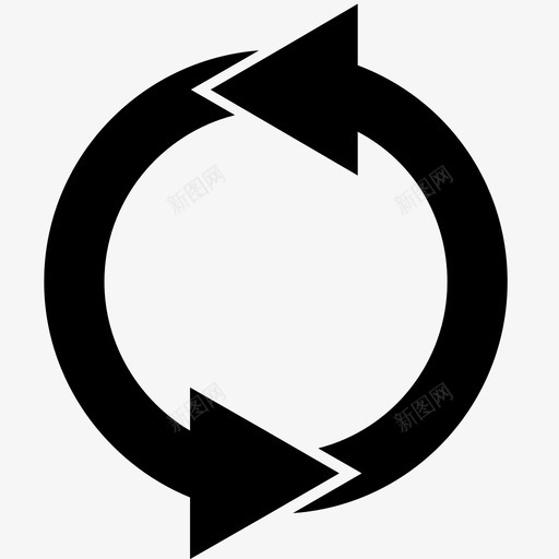 循环箭头圆圈图标svg_新图网 https://ixintu.com 圆圈 循环 箭头