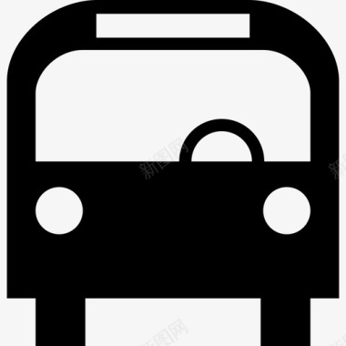 公共汽车公共交通乘车图标图标