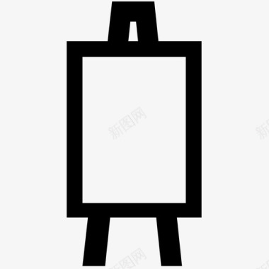 画布艺术用品艺术工具图标图标