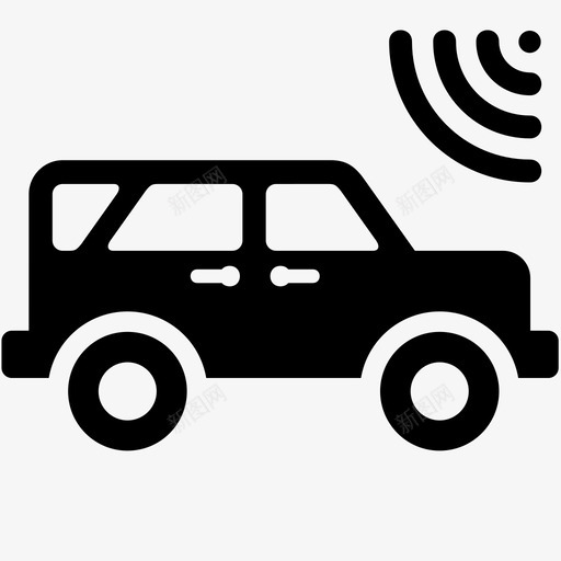 车辆跟踪汽车驱动器图标svg_新图网 https://ixintu.com gps 传感器 位置 汽车 跟踪器 车辆跟踪 驱动器