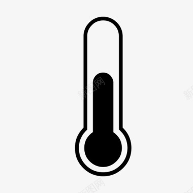 温度计摄氏度热图标图标