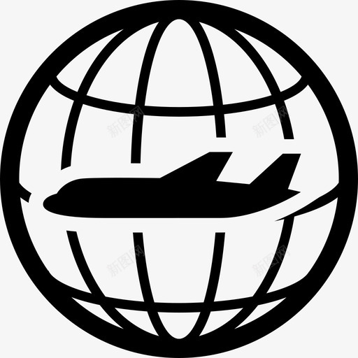 旅行飞机机场图标svg_新图网 https://ixintu.com 世界 国外旅行 国际旅行 度假 旅行 机场 环球 飞机