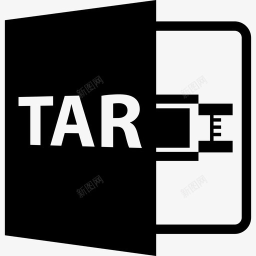 TAR开放文件格式接口文件格式风格图标svg_新图网 https://ixintu.com TAR开放文件格式 接口 文件格式风格