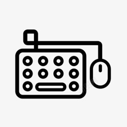 PC配件键盘配件苹果图标高清图片