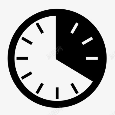 时钟时钟时间测量计时计时器图标图标
