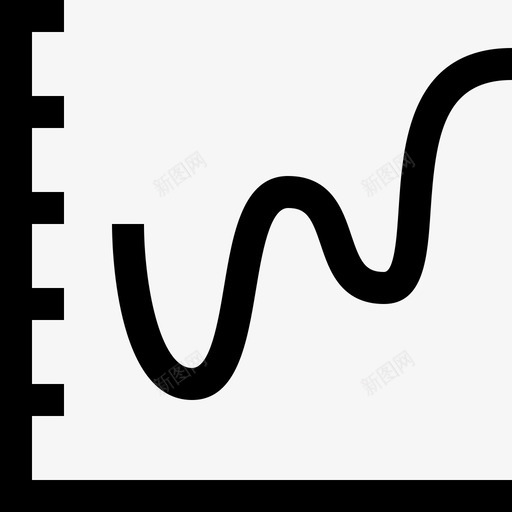 图表曲线数据图标svg_新图网 https://ixintu.com 上升 下降 信息 图表 数据 曲线