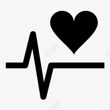血压健康心脏图标图标