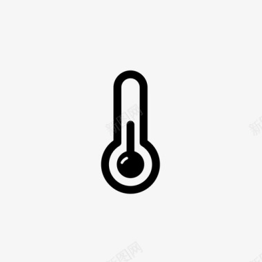 温度计冷度图标图标