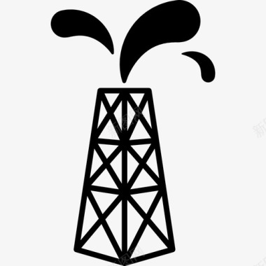 石油钻机钻井石油图标图标