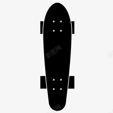 滑板运动短板图标图标