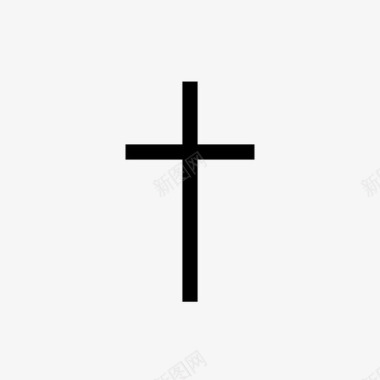 十字架基督教教堂耶稣神话图标图标