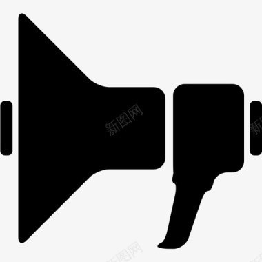 扩音器通告公告图标图标