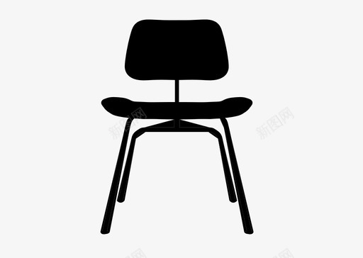 椅子坐椅座位图标svg_新图网 https://ixintu.com dcm eames 中世纪 坐椅 家具 座位 椅子 现代 设计